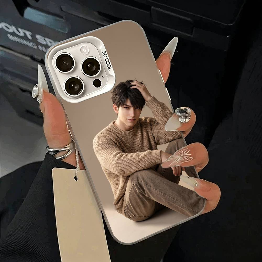 Чехол для телефона C-C-aleb-love-deep- s--space Для IPhone 17 Air 16 15 14 13 12 11 Pro Max Белый Серебристый Жесткий Чехол