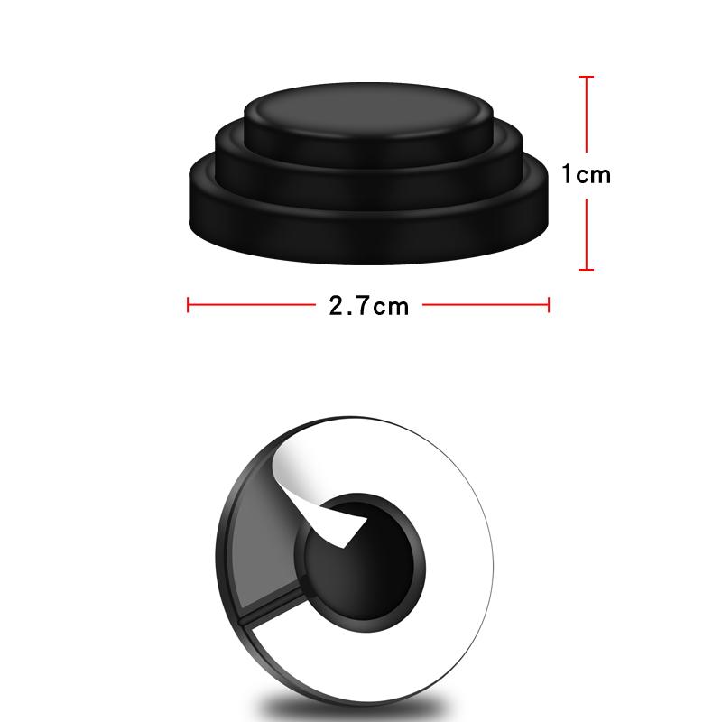2026 Hot Valve Stems Caps 4Pcs Car Door Shock Trunk Protection Pad Auto Accessories For Volkswagen VW Golf Tiguan Jetta GTI Transporter P