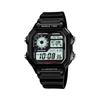 Casio Кастомизированные часы модифицированная серия отрицательный дисплей Кварц Стальной ремешок тот же стиль для мужчин и женщин черный di AE-1200WH-1AVD
