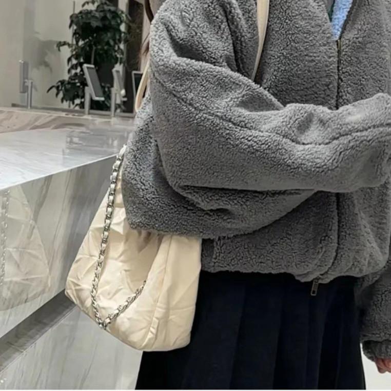 IELGY College Style Leisure Large Capacity Commuter Bag, Versatile Shoulder Crossbody Tote Bag, Mother and Child Bag