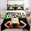 3Pcs Avril Lavigne Punk Style Bedding Sets For All Sizes New 3D Printed Bed Cover Comforter Duvet Cover Pillowcase Bedroom Decoration