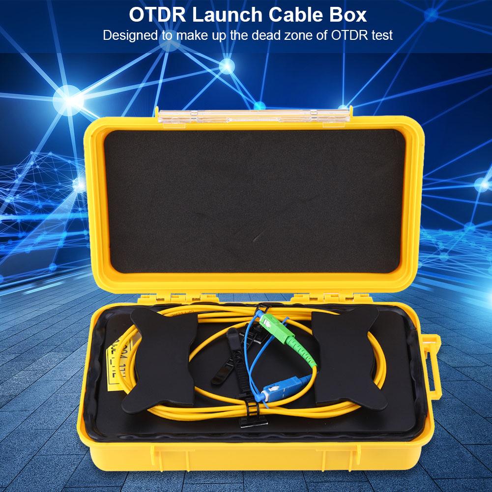 OTDR Launch Cable Box Sc UPCSc APC SM 2 км Устранитель мертвых зон Оптоволоконное кольцо