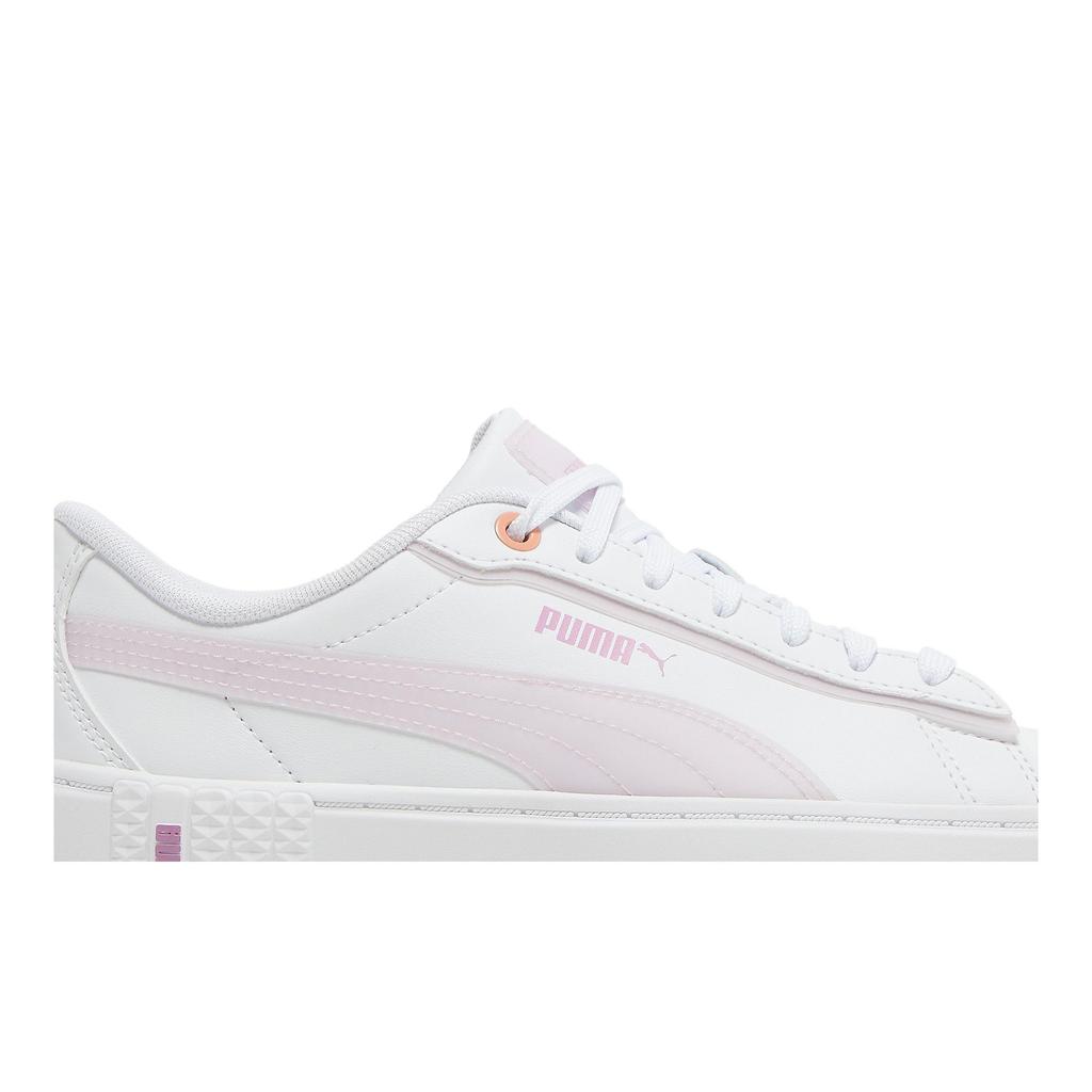 Puma Womens Smash Platform V2 'Candy - White Lavender ' (women's sizes) White / Lavender Skateboard Shoes 383878 01