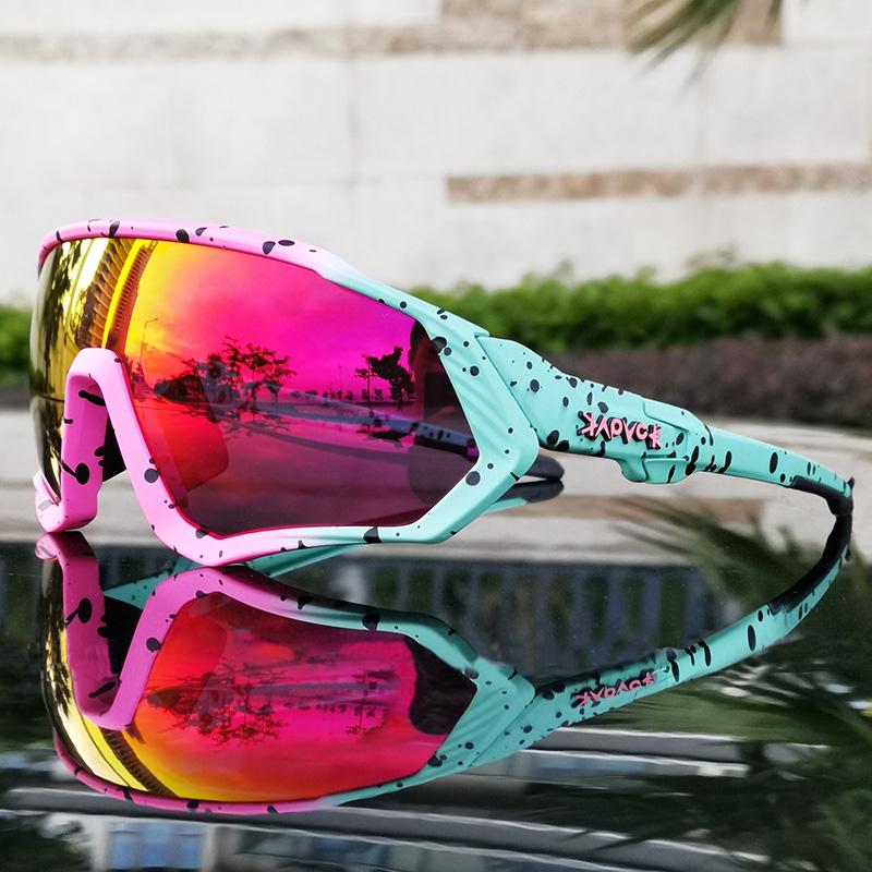 Polarized Sport 5 Lens Cycling Glasses Bike Mtb Sunglasses Men Women Fishing Running Goggles Fashion Safety Bicycle Eyewear