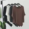 Women's Summer Loose Modal Cotton Irregular Hem T-Shirt