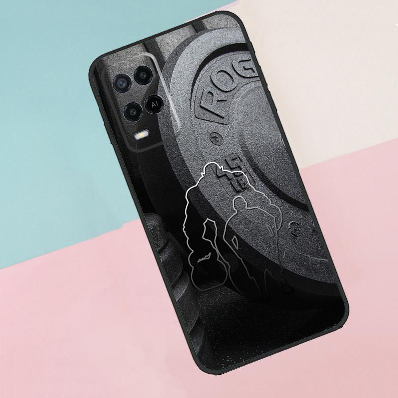 Фитнес Для Бодибилдинга Тренажерного Зала Для Oppo A17 A77 A60 A74 A94 A54 A18 A38 A58 A78 A98 A40 A80 A16 A76 A96 A15 A57S Чехол для Телефона