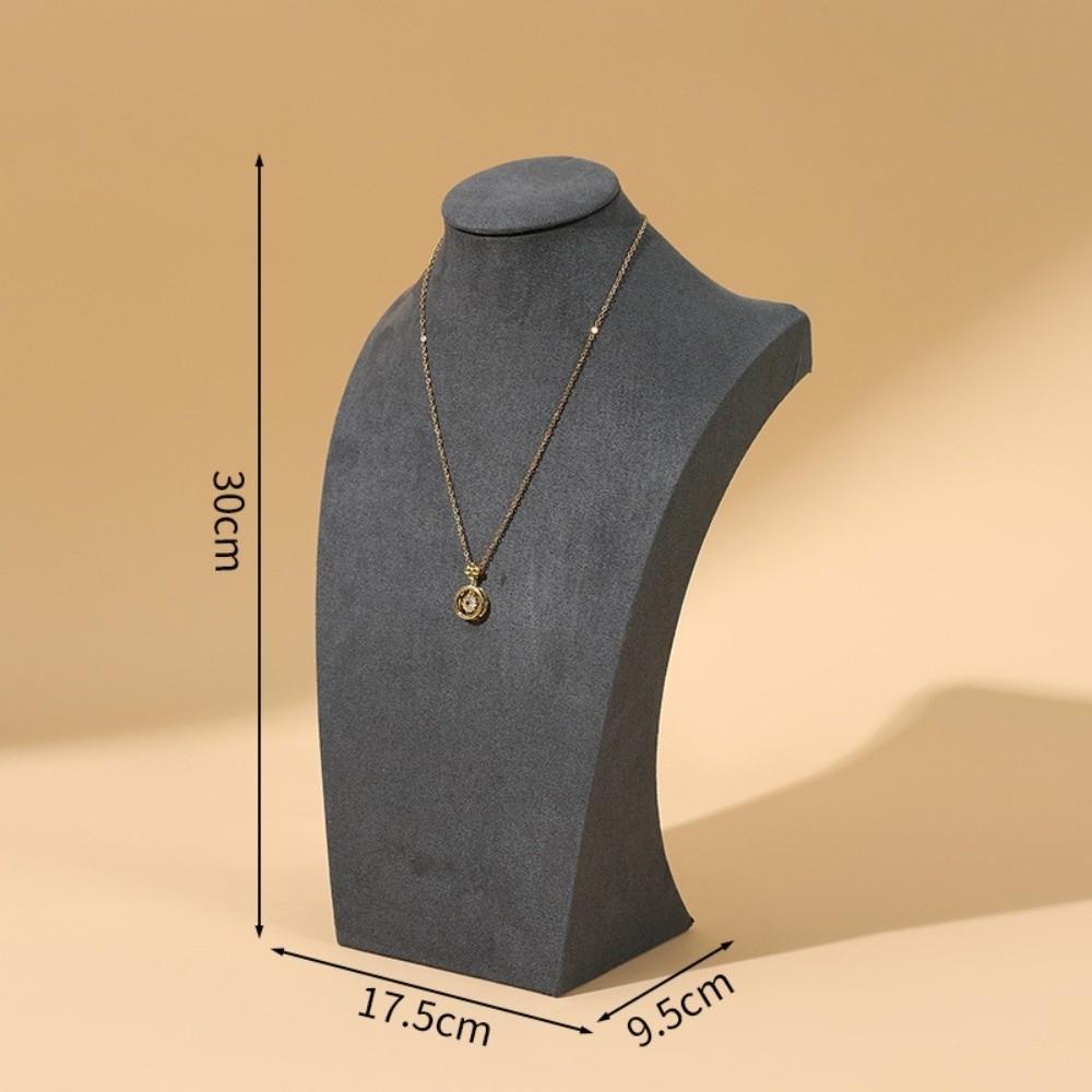 Neck Mold Necklace Display Stand Human Shape Ornament Holder Portable Mannequin Bust Jewelry Show
