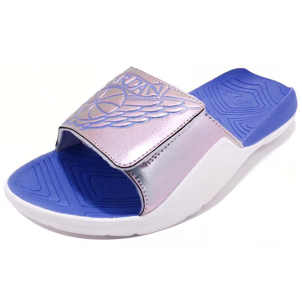 Шлепанцы Air Jordan Hydro 7 'Wings Grey Royal' Gs AA2516-007