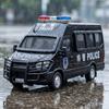 1:24 Lveco SWAT Автомобиль Полиции Противоправных Действий Модель из Литого Сплава Машинка Высокая Симуляция Коллекционная Машинка Звук и Свет Подарки на День Рождения