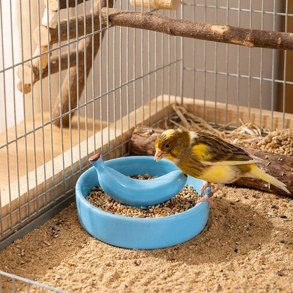 Ceramic Hamster Water Bowl Wide Mouth Tortoise Feeding Dish Anti Spill Pet Feeding Bowl Small Pet