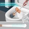Toilet Brush And Holder,Elegant Toilet Bowl Brush Set With Ergonomic Long Handle,Decor Cleaning Accessories,Durable, Deep Cleaning