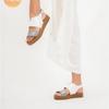 Genuine Leather White Women's Leather Sandals