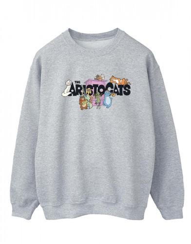 Disney Mens The Aristocats Music Logo Sweatshirt