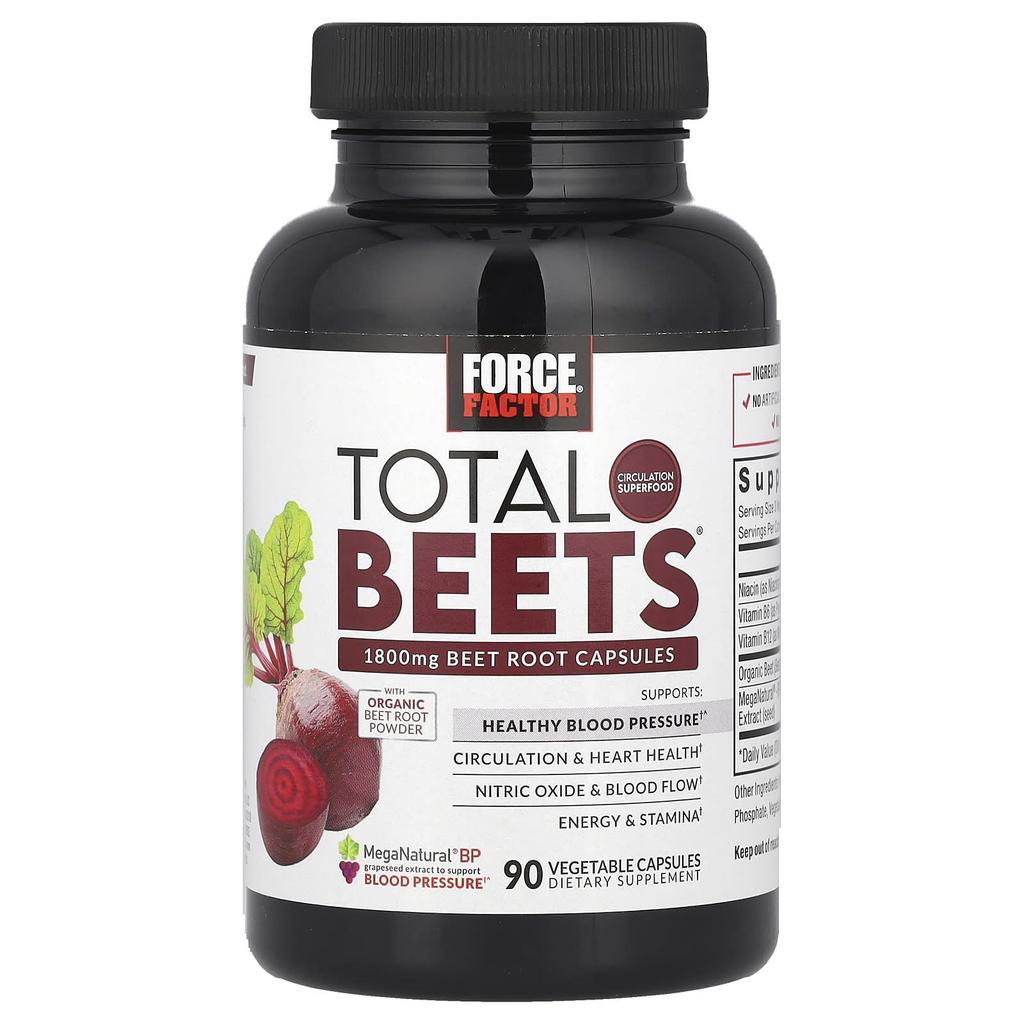 Force Factor Total Bees®, 1800 мг, 90 вегетарианских капсул (600 мг на капсулу)