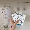 Men Women Temporary Tattoos Waterproof Party Decals Clavicle Blue Butterfly Tattoo Stickers