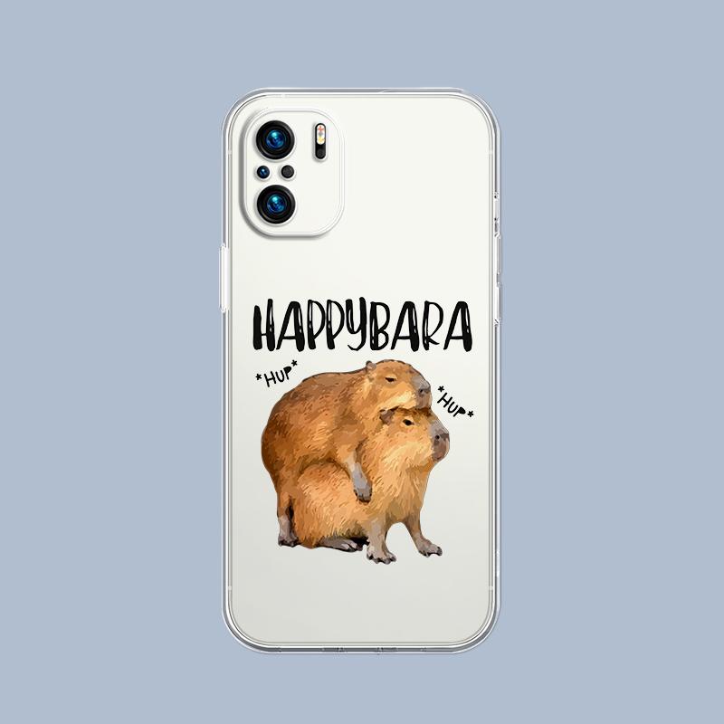 Милый мультяшный капибара Забавный подарок Чехол для телефона Для Xiaomi Redmi Note 15 14 5G 13 12 10 11 Pro Plus 4G 14C 13C 12C Мягкий чехол-подарок