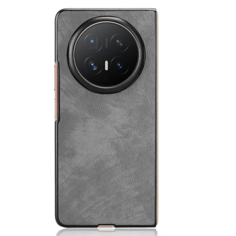 Для Honor Magic V6 Кожаная обложка-книжка с рисунком под личи из ПУ и ПК, противоударная задняя крышка для Honor Magic V6