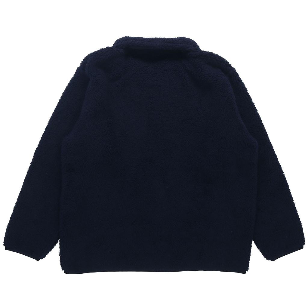 Uniqlo Флисовая свободная толстовка унисекс X White Mountaineering Collaboration Индиго 443221-69