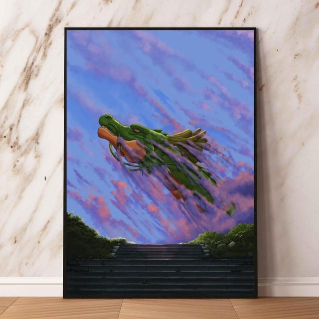 Плакаты и живопись Dragon Ball Carot Shenlong Гостиная Комикс Картина Настенное художественное украшение