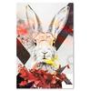 Canvas Print Abstract Colourful Rabbit