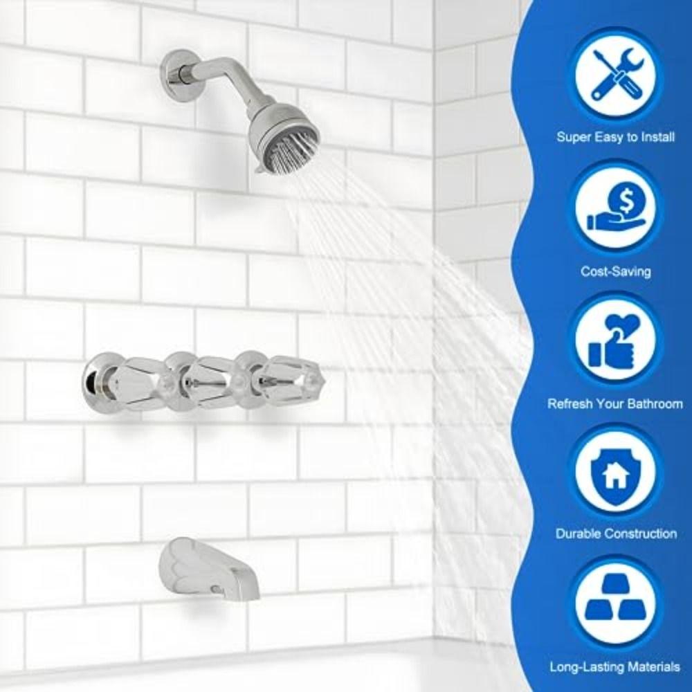 Прочная замена ручки душа Горячая Холодная Ручки для смесителя для ванной Ручка смесителя Ванна Душ