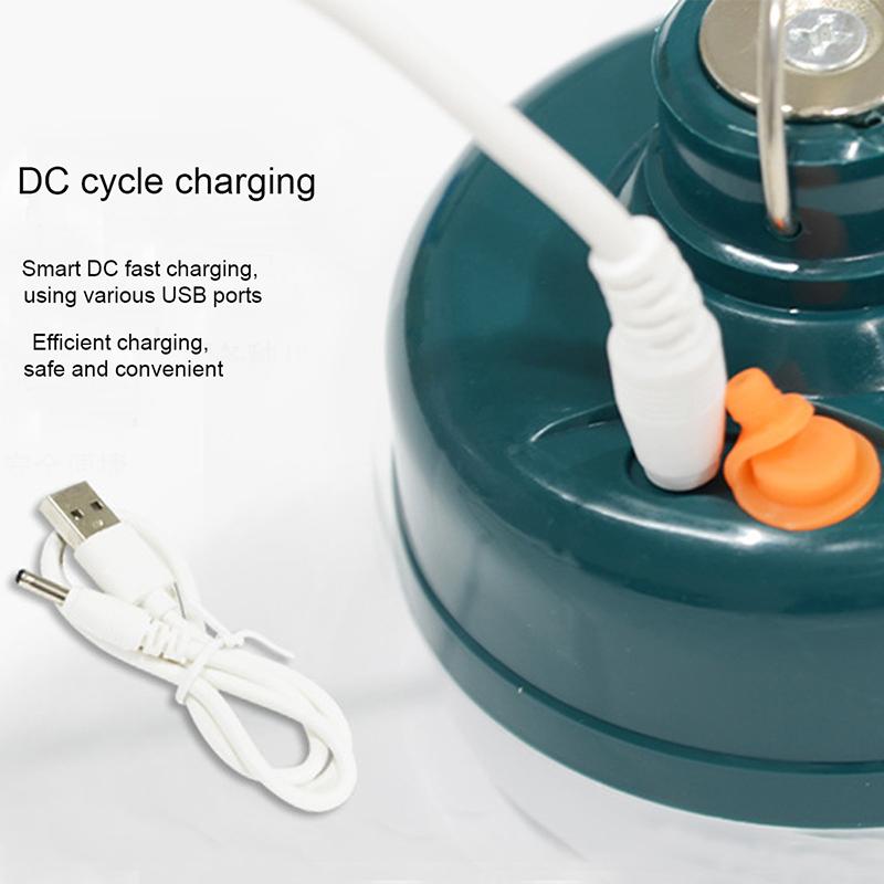 Portable Lights Fishing Retro Flood Charge  3 Modes Rechargeable Solar Tent Led Camping Light Outdoor Ceiling Lantern