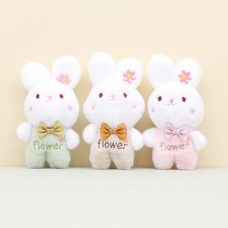 Adorable Bunny Keychain Plush Toy Soft Stuffed Animal Doll For Kids And Adults