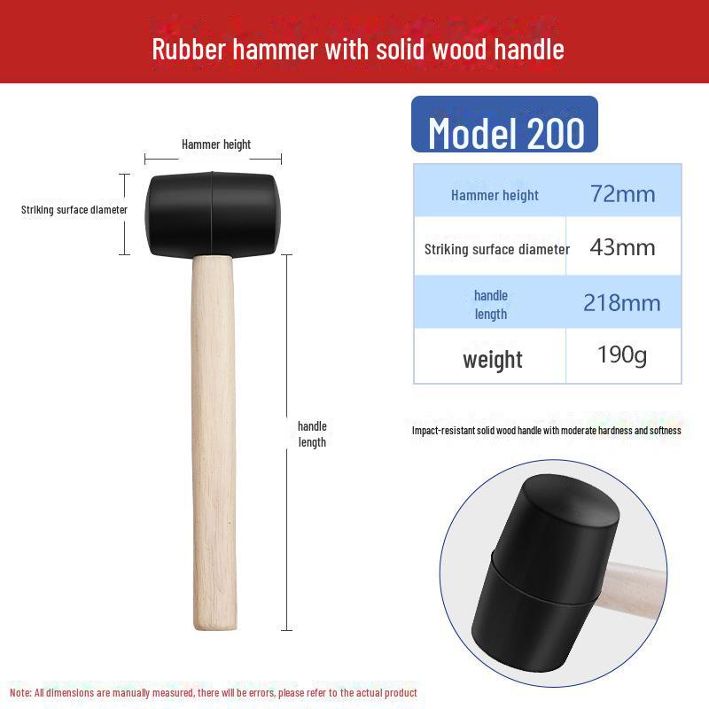 Многофункциональный резиновый молоток для укладки плитки и напольных покрытий