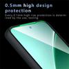 For Xiaomi 15 Pro Case Skin-Touch TPU+PC Matte Phone Shell,Transparent Black