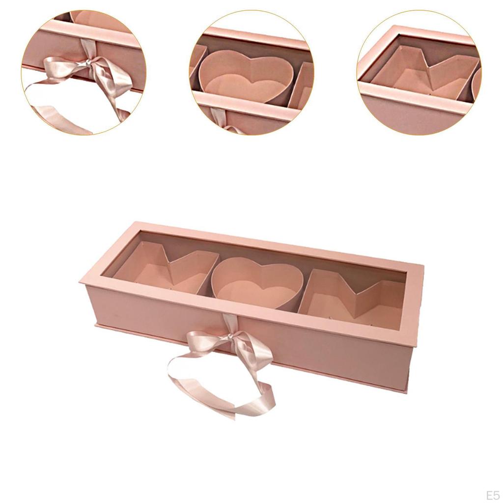 Подарочная коробка для цветов для мамы 22x7.8x4 дюйма для цветочных композиций, аксессуары, многоцелевая для мам