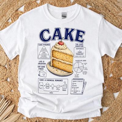 Funny Cake Shirt - Retro Food & Cooking Gift - Sarcastic Cake Clothing