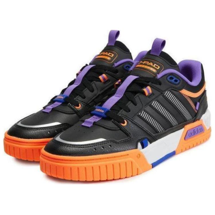 adidas Neo D-Pad Lifestyle Удобные Нескользящие Износостойкие Легкие Низкие Кеды для Скейтборда Унисекс Кроссовки Черные Белые Оранжевые HQ4233