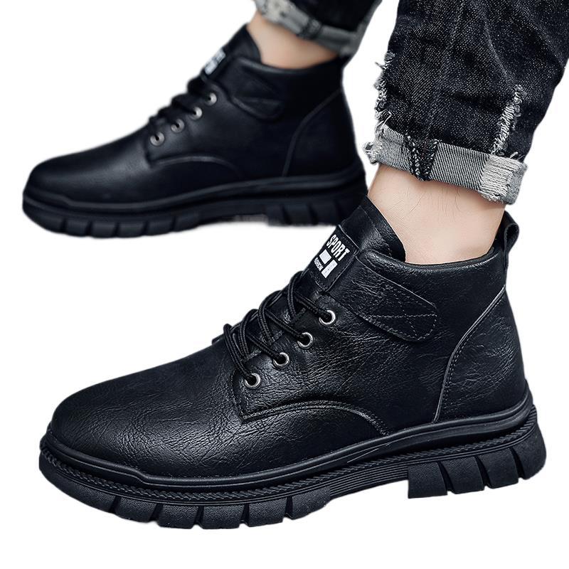 Ботинки Martin, спортивная обувь для сноуборда, повседневная мужская обувь, высокие кожаные туфли, мужская обувь, водонепроницаемая и нескользящая обувь для работы с инструментами