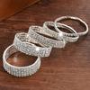 Durable Handwearing Rhinestone Design 5cm Dia Convenient To Store