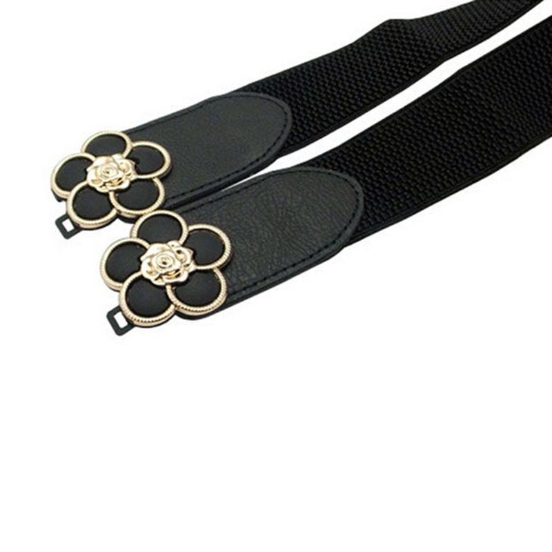 Женский эластичный пояс с широкими элегантными поясами для женщин