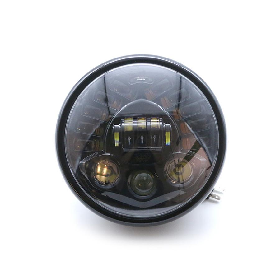 7-дюймовая круглая светодиодная фара с корпусом фары, проекторный мотор дальнего/ближнего света, 7-дюймовая круглая фара