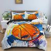 Basketball Sport Basketry Duvet Cover Ball for Children Boys Play Game Basketball Fan Polyester Quilt Cover Bedroom Decorations