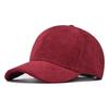 Snapback Adjustable Sport Sunhat Color Plain Solid Cotton Men Women For Cap Baseball Corduroy New Brand Latest Fresh Hats Spring Autumn Warm Fashion