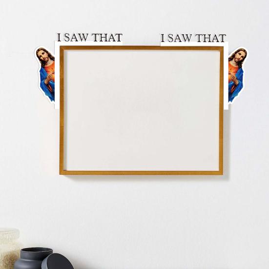 Иисус Дверная Рама Декор Деревянный Я Видел Это Пасхальное Украшение Дверного Уголка