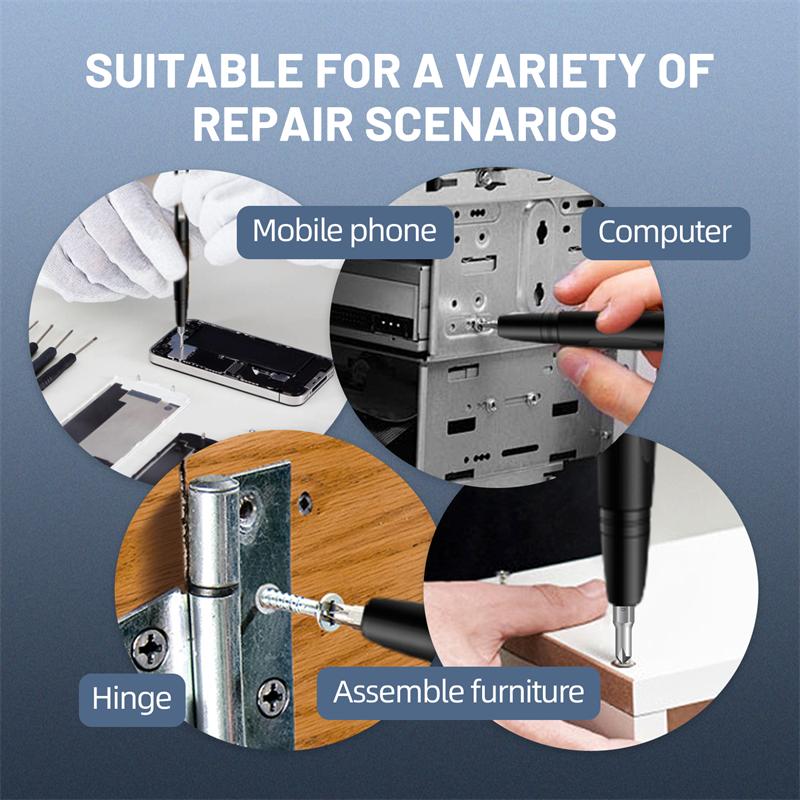 13 In 1 Precision Screwdriver Pen Set Portable Hidden Storage Multi-Function Repair Tool for Phone Computer Glasses Furniture
