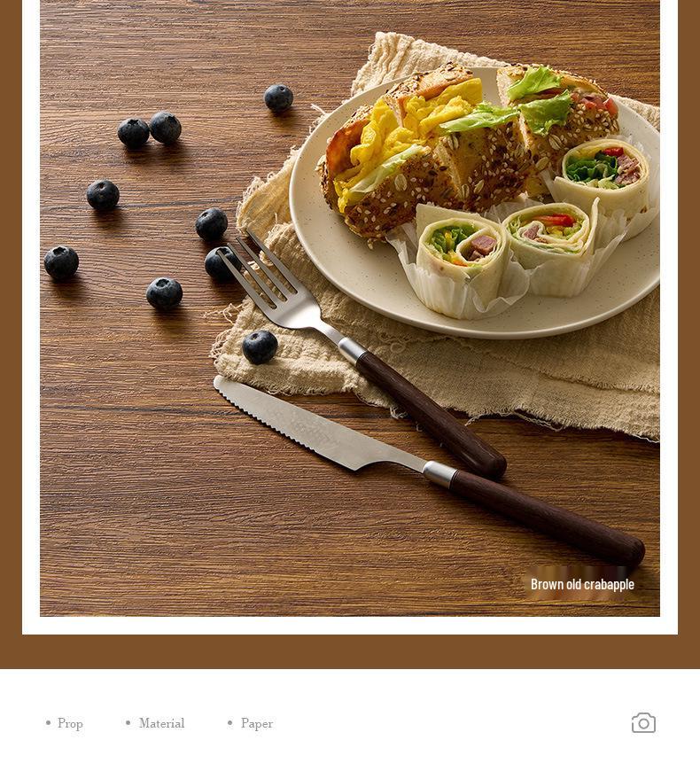 Wood Grain PVC Photography Background Board for Retro Still Life and Product Food Photography