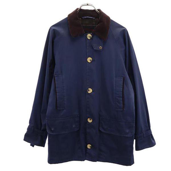 Barbour Long Sleeve Blouson S Navy Back Fleece Men's Used