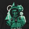 Squid Game Unisex Adult Front Man Group Shot T-Shirt