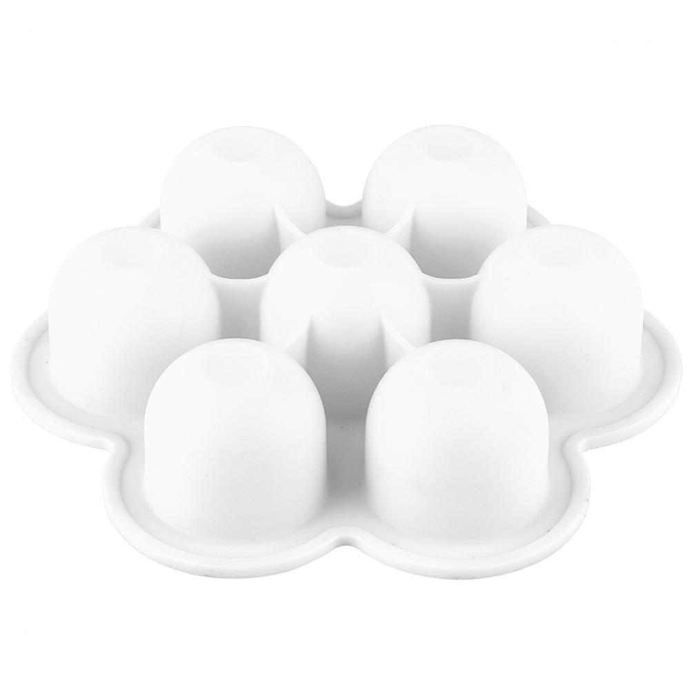 Transparent Ice Mold Tray Flower Shape Food Storage Container Baking Utensil Refrigerator