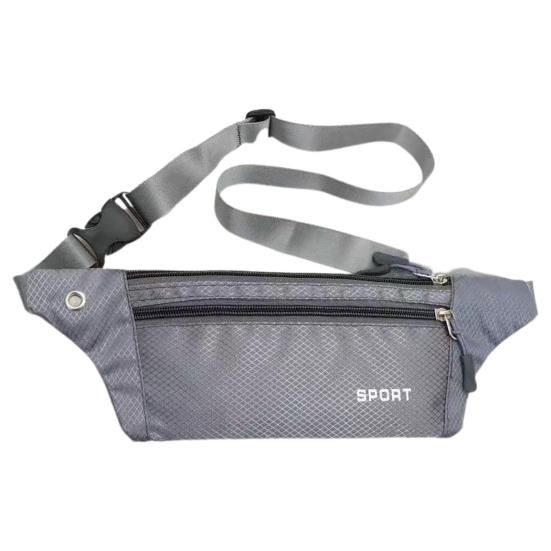 Fanny Pack Multifunction Adjustable High Capacity Multi-pocket Zipper Closure Storage Tear-resistant Outdoor Sports Waist Bag Daily Use