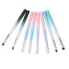 8pcs UV Gel Nail Extension Brush Round Square Head Gradient Handle Nail Tips Builder Brush