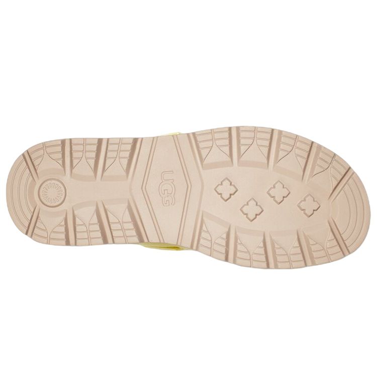 UGG Сандалии женские удобные на толстой подошве Clem, модные, белые 1118771-WHT