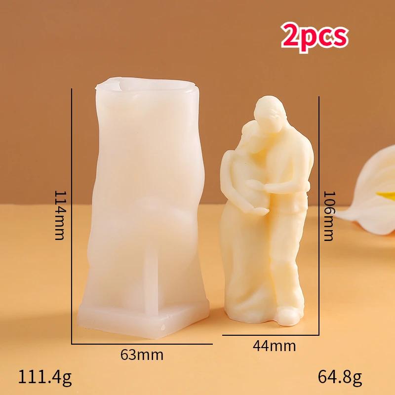 Домашнее рукоделие силиконовые формы для свечей для девочек DIY Rose Blindned Female Aromath Gpysum Home Decor Making Women Head Art Candle Mold