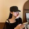 25 Early Autumn New High-end Flat-top Military Hat Cotton Korean Hat Women's Fashion Sunshade Sunscreen Breathable Hat