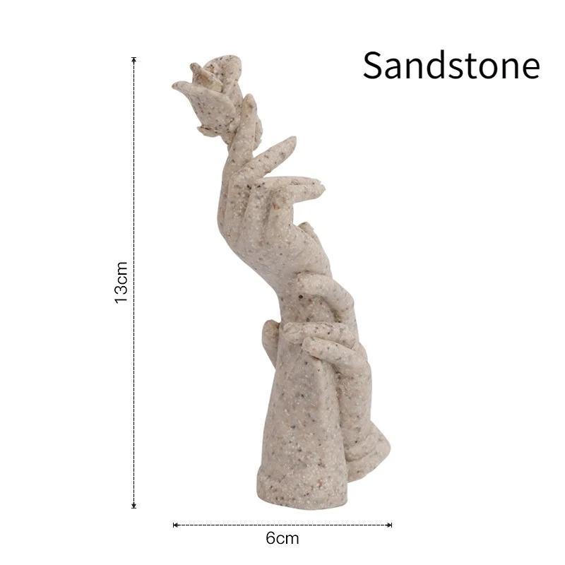 Украшение дома, скульптура из смолы, статуя, гостиная, винный шкаф, современная мода, ручные украшения в виде роз, золотые поделки, подарок